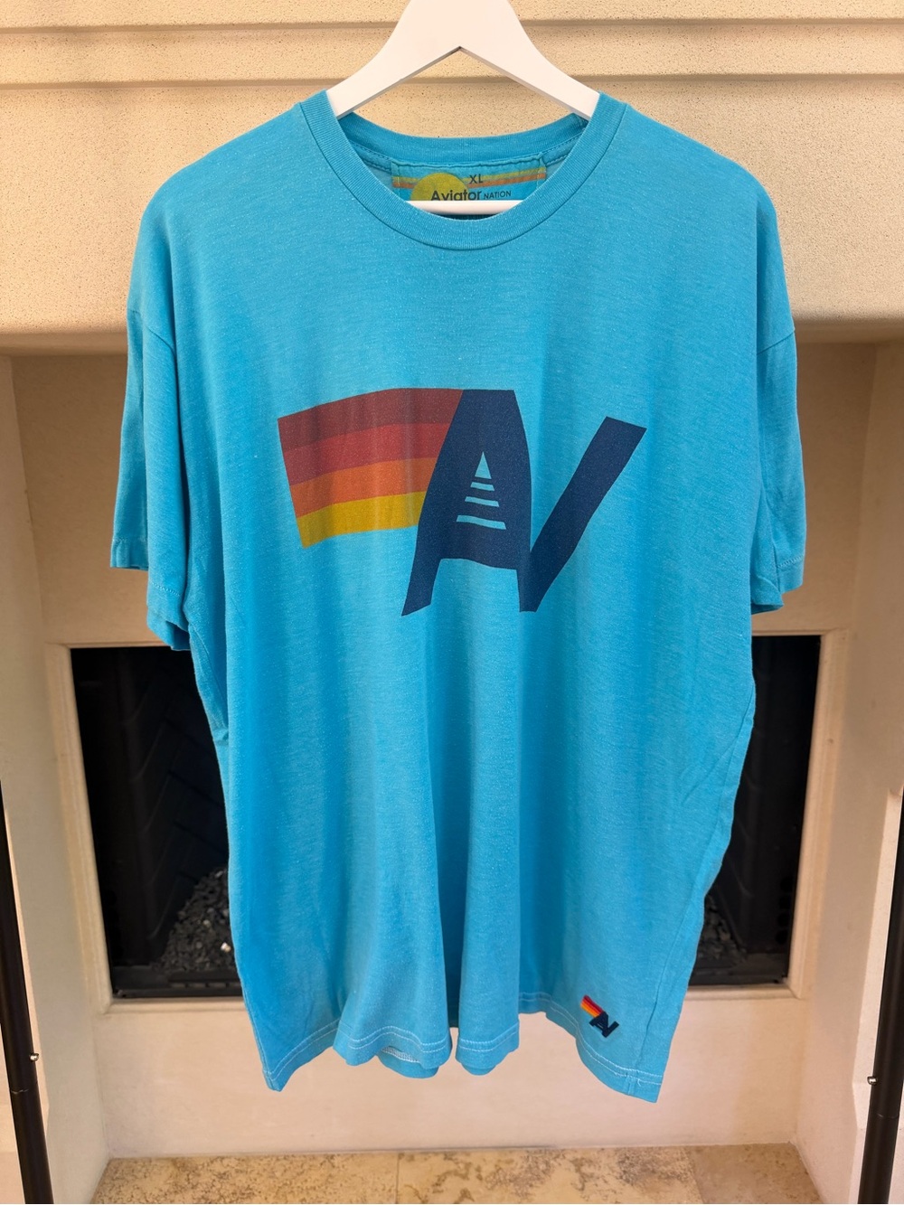 Aviator Nation Blue Logo Tee